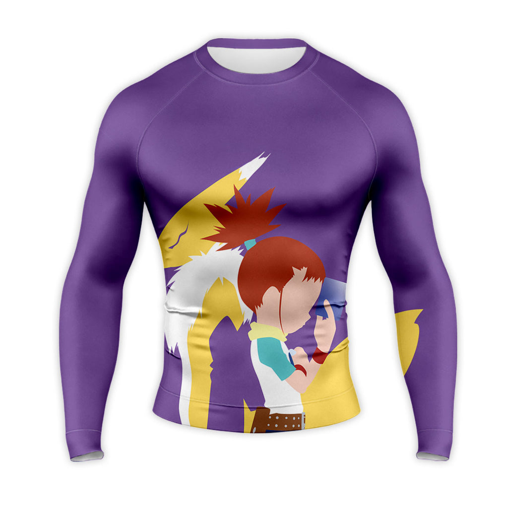 Digimon Adventure Taichi Renamon In Purple Anime Apparel