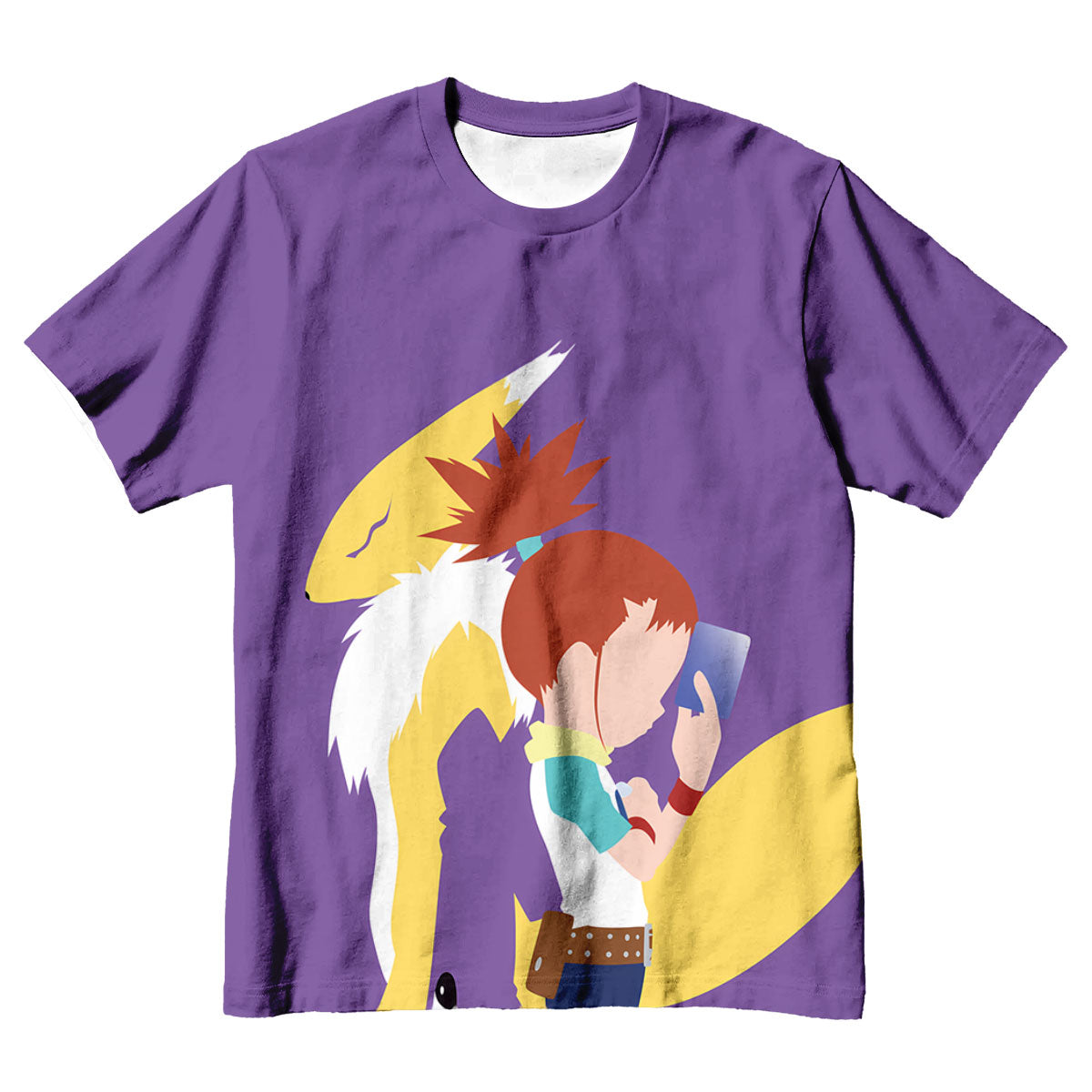 Digimon Adventure Taichi Renamon In Purple Anime Apparel