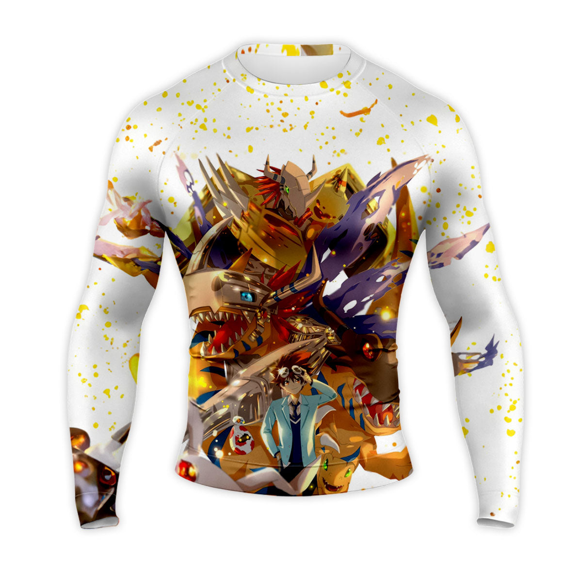 Digimon Adventure Taichi With Digimon In Colorful World Digimon Adventure Anime Apparel