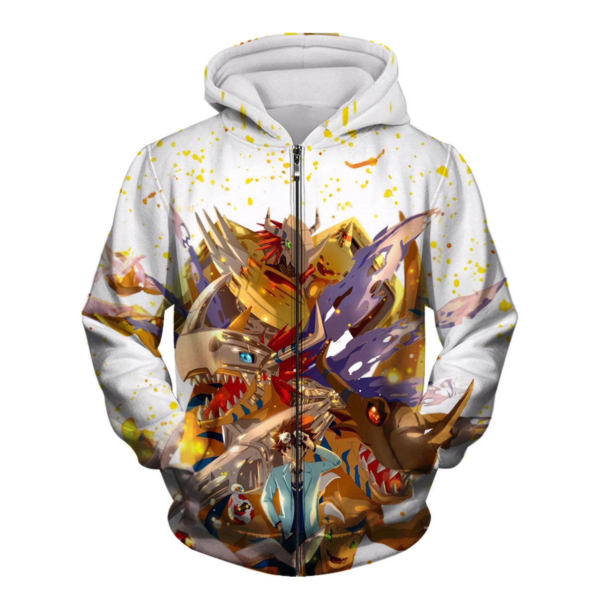 Digimon Adventure Taichi With Digimon In Colorful World Digimon Adventure Anime Apparel