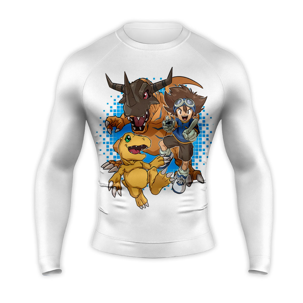 Digimon Adventure Taichi With Friends In Blue Anime Apparel
