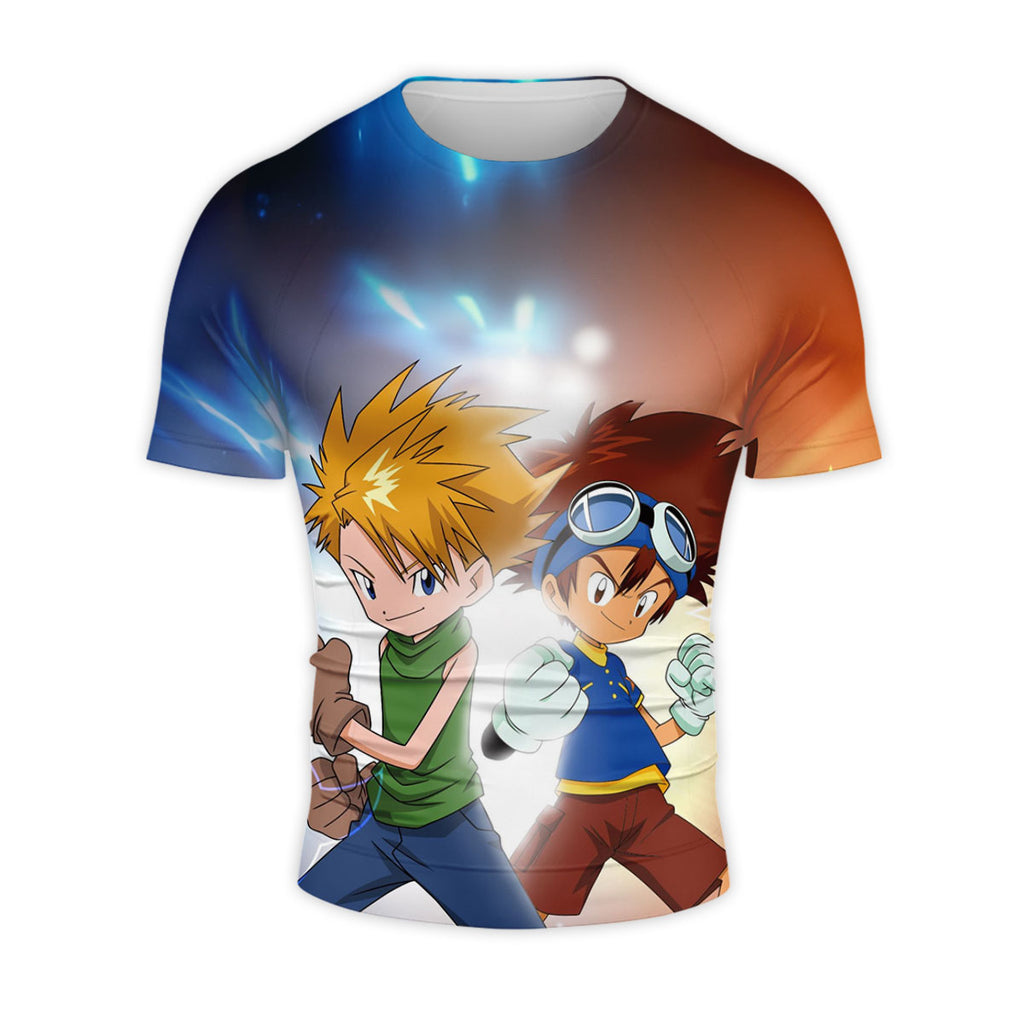 Digimon Adventure Taichi Yamato Prepared Blue Orange Anime Apparel