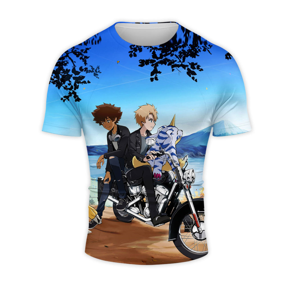 Digimon Adventure Taichi Yamato Relaxing By Lakeside Anime Apparel