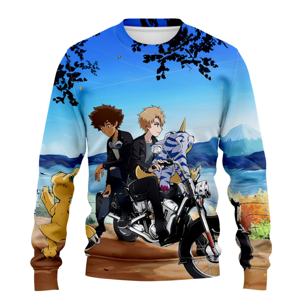 Digimon Adventure Taichi Yamato Relaxing By Lakeside Anime Apparel