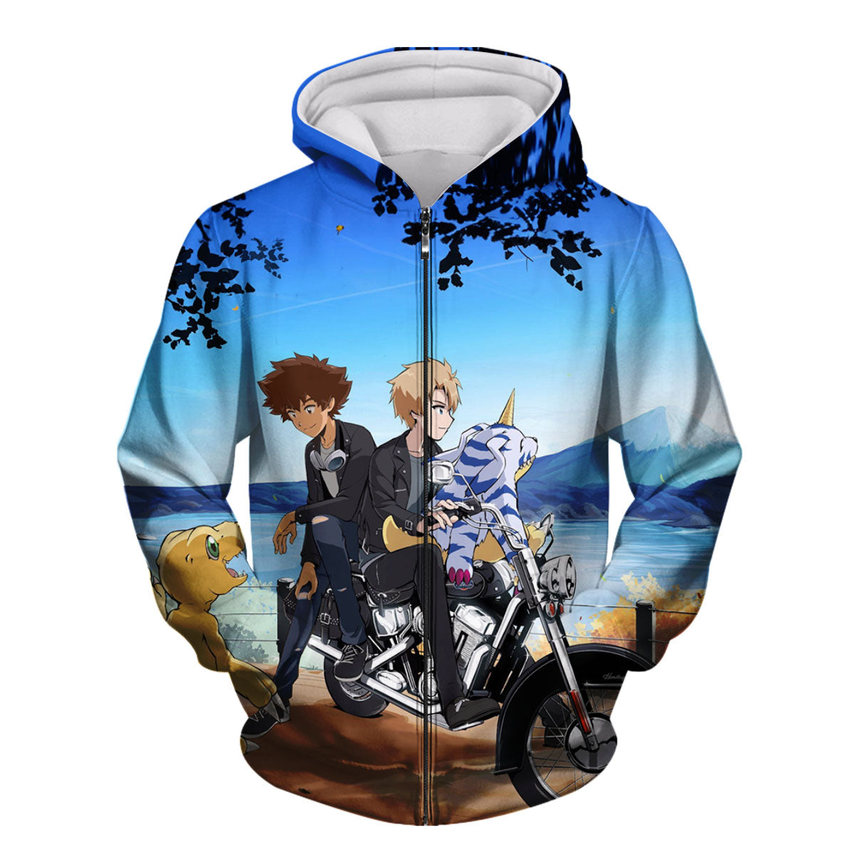 Digimon Adventure Taichi Yamato Relaxing By Lakeside Anime Apparel