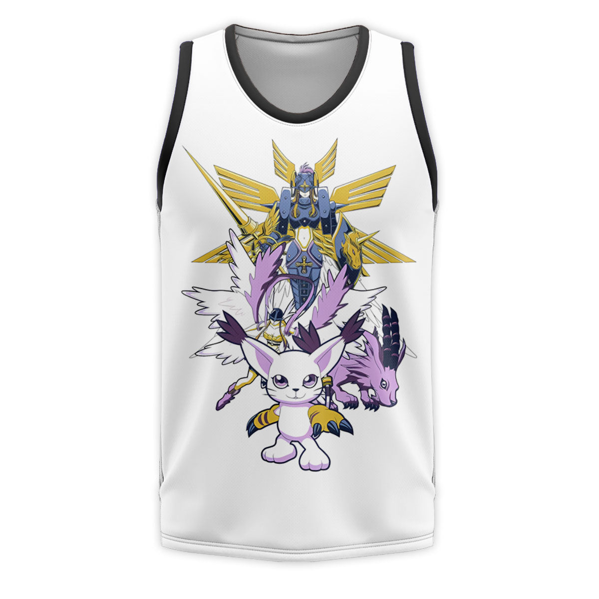 Digimon Adventure Tailmon Evolution Squad White Anime Apparel