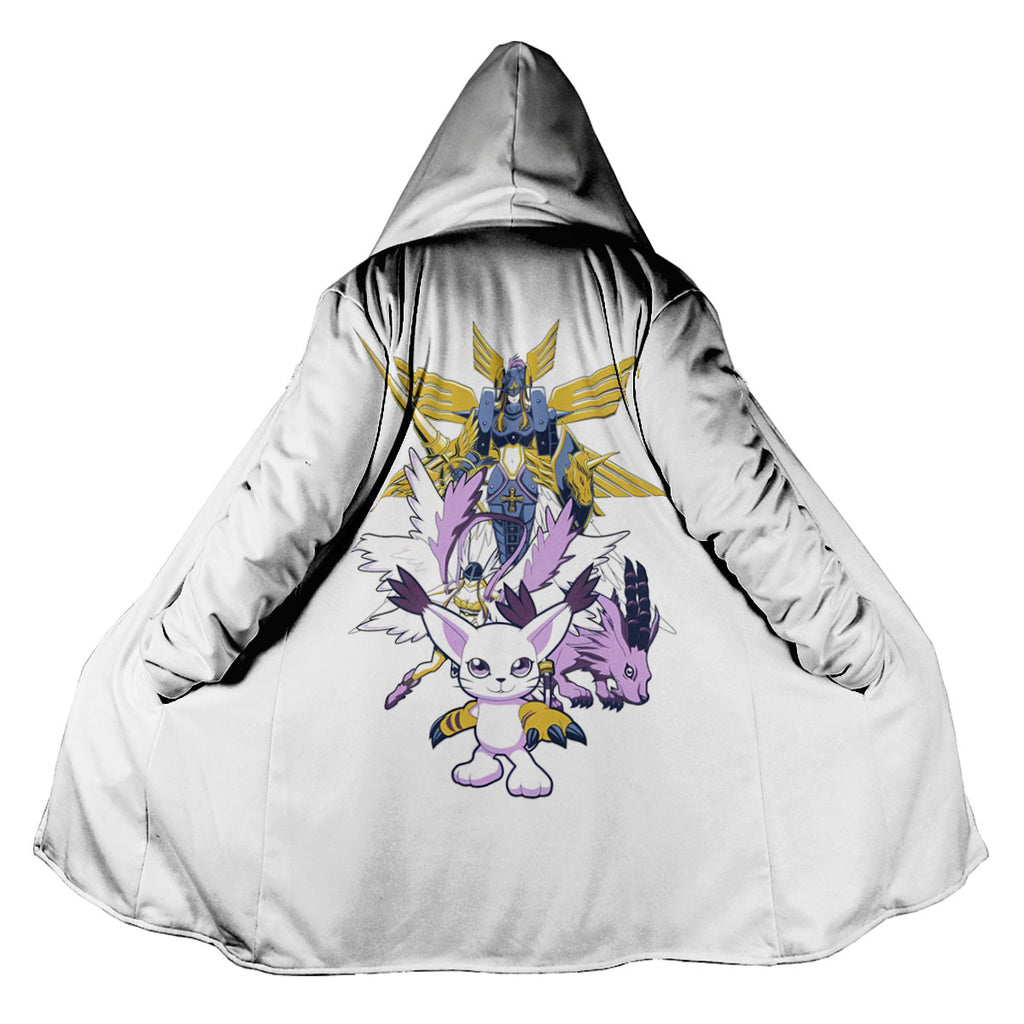 Digimon Adventure Tailmon Evolution Squad White Anime Apparel