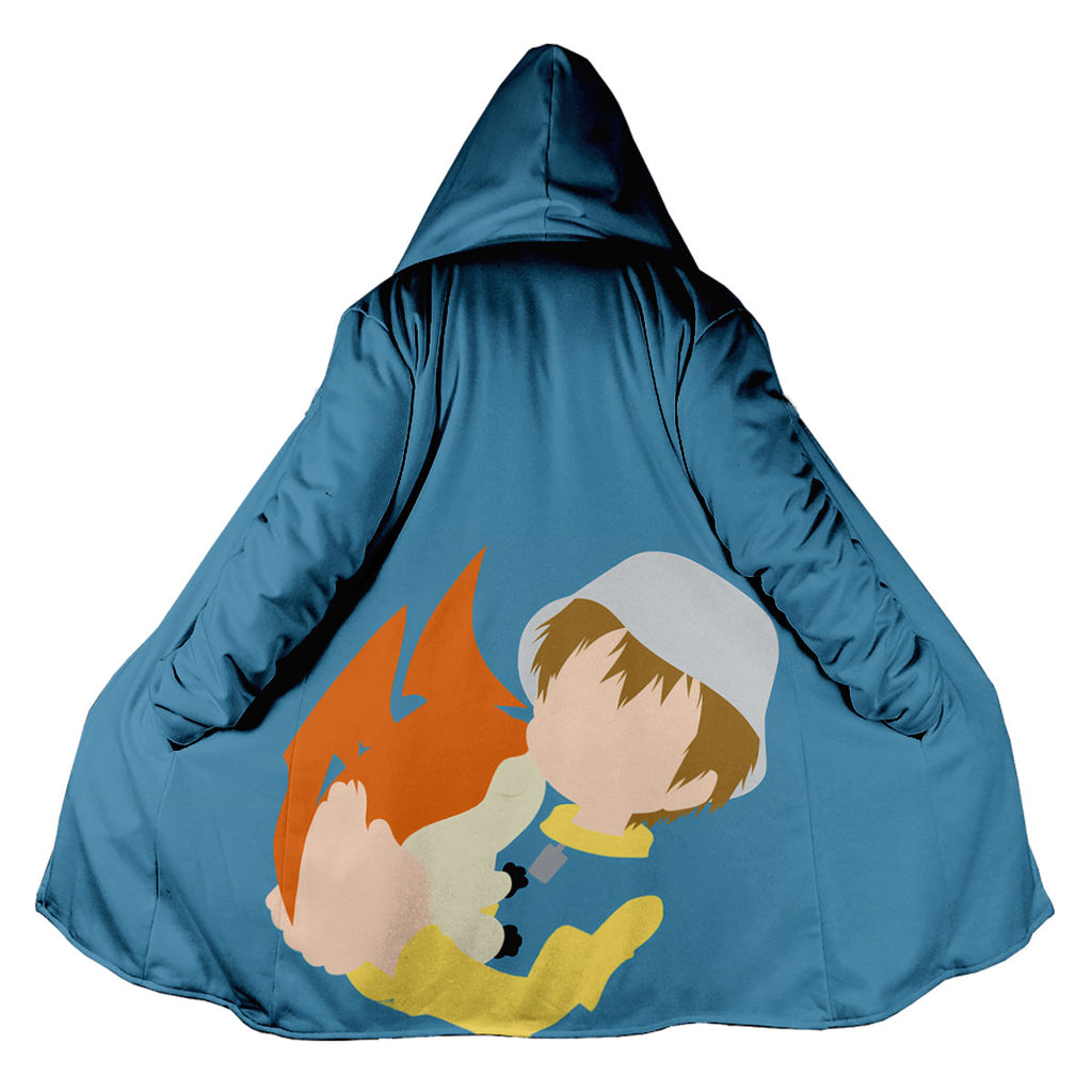 Digimon Adventure Takeru Takaishi Hugging Patamon Affectionately Anime Apparel