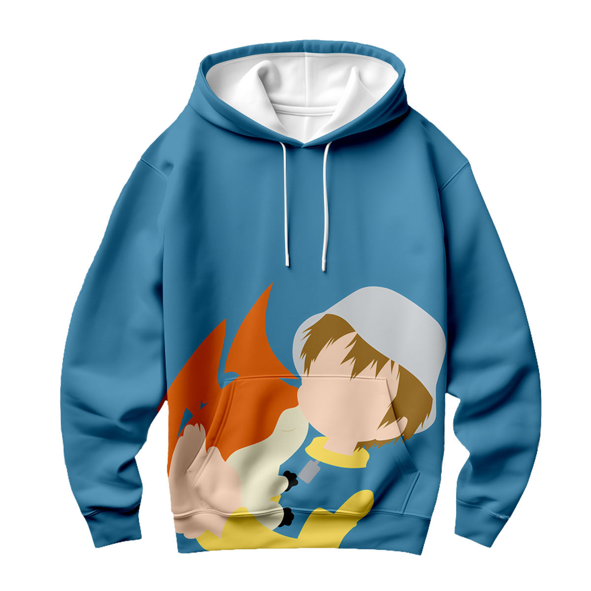 Digimon Adventure Takeru Takaishi Hugging Patamon Affectionately Anime Apparel
