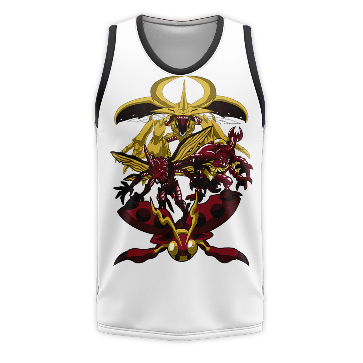 Digimon Adventure Tentomon Evolving Into Red And Gold Squad Anime Apparel