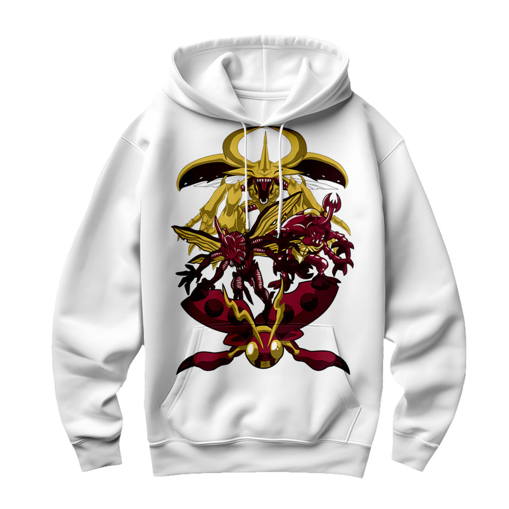 Digimon Adventure Tentomon Evolving Into Red And Gold Squad Anime Apparel
