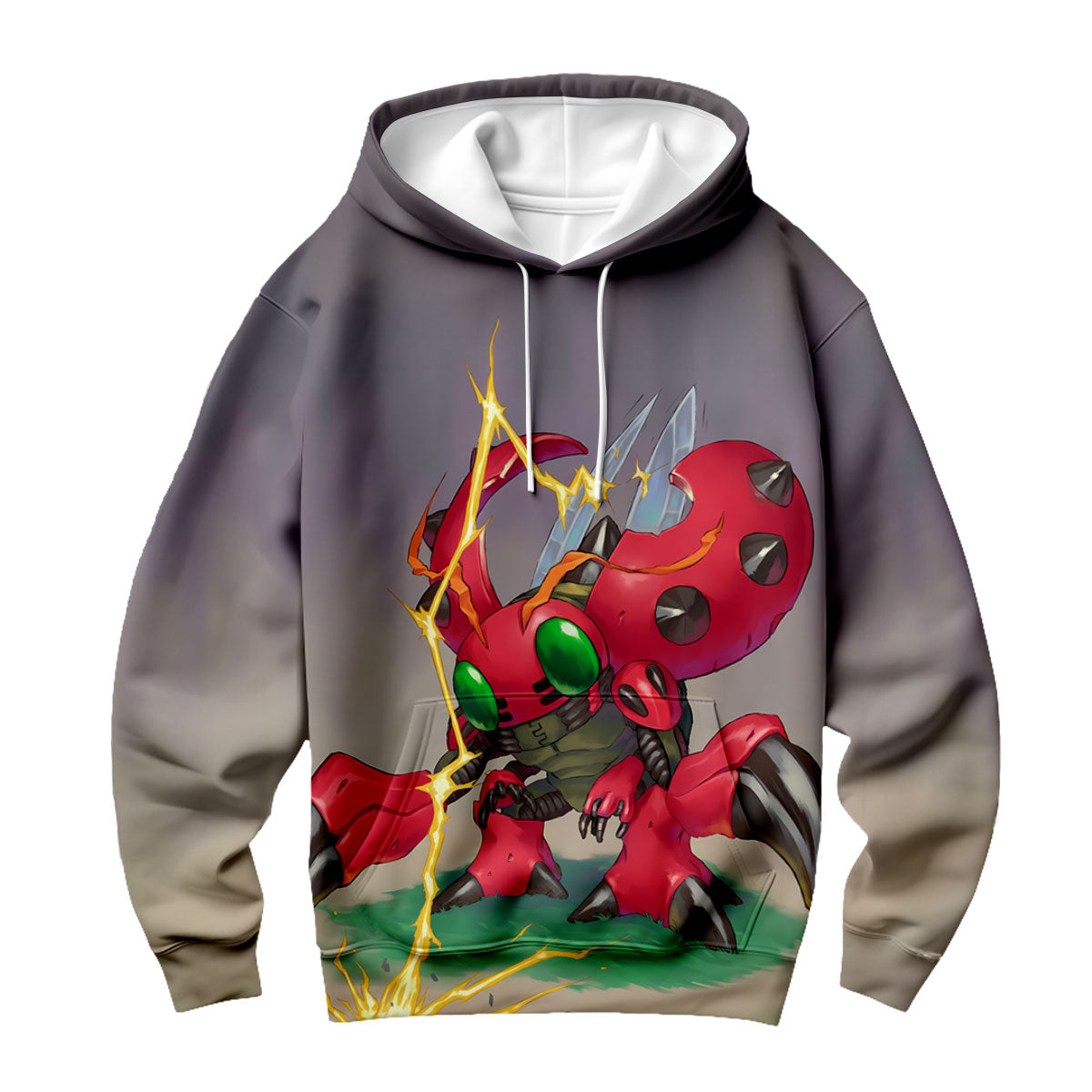 Digimon Adventure Tentomon Surrounded By Crackling Lightning Anime Apparel