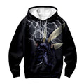 Digimon Adventure Thunder Dark Kabuterimon Surrounded By Lightning Anime Apparel