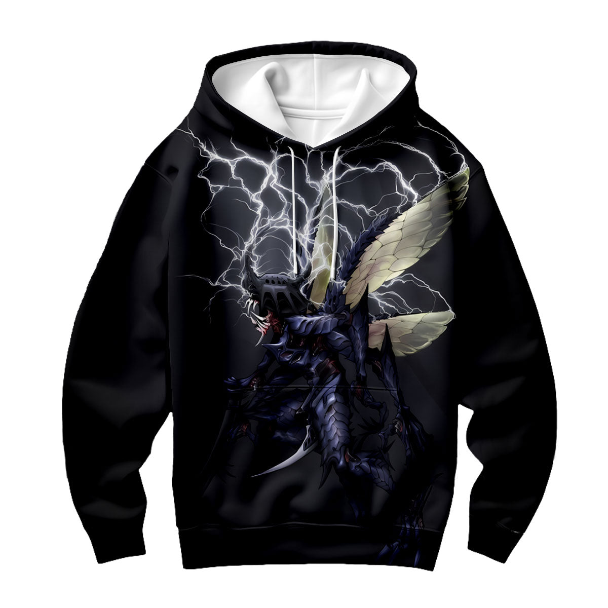 Digimon Adventure Thunder Dark Kabuterimon Surrounded By Lightning Anime Apparel