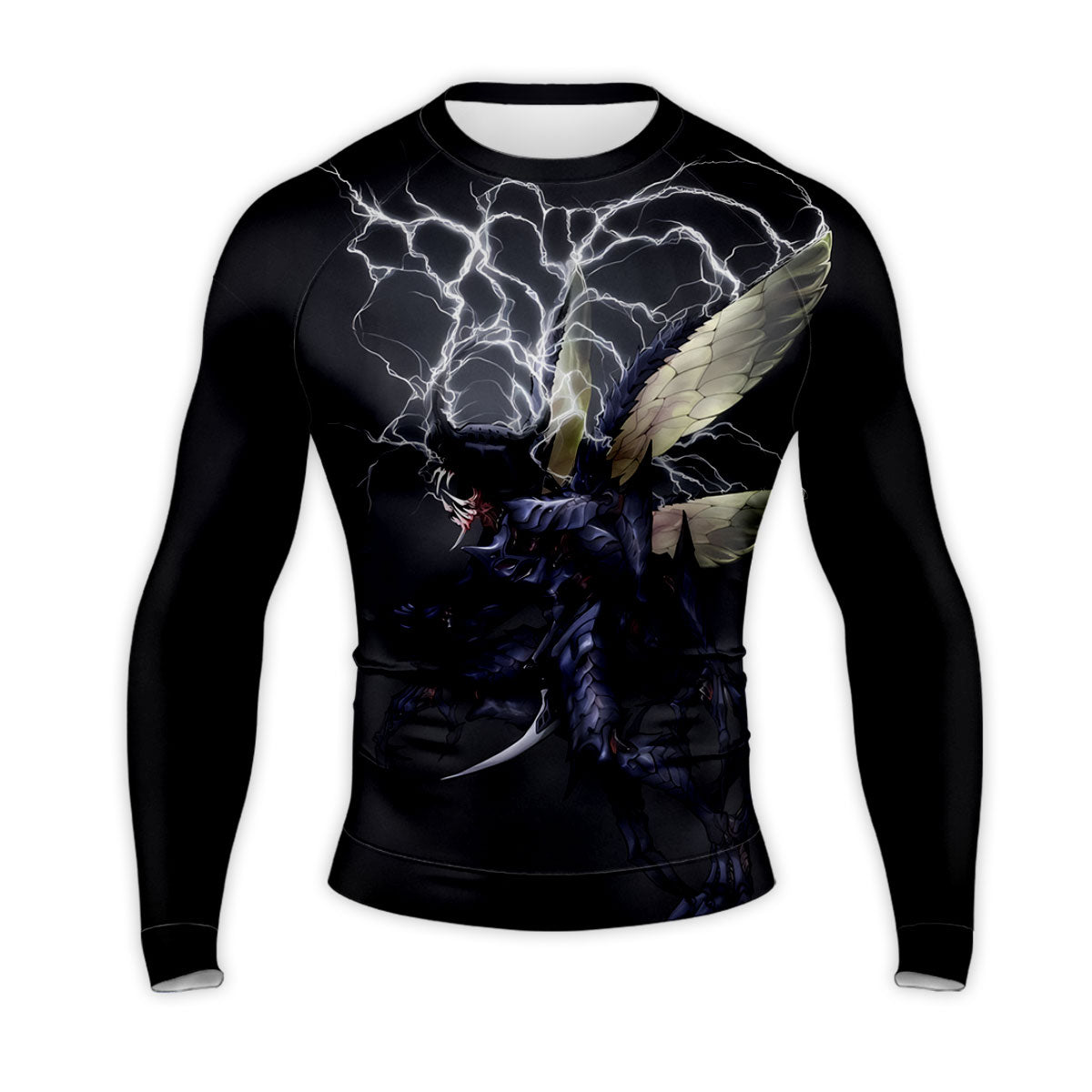 Digimon Adventure Thunder Dark Kabuterimon Surrounded By Lightning Anime Apparel