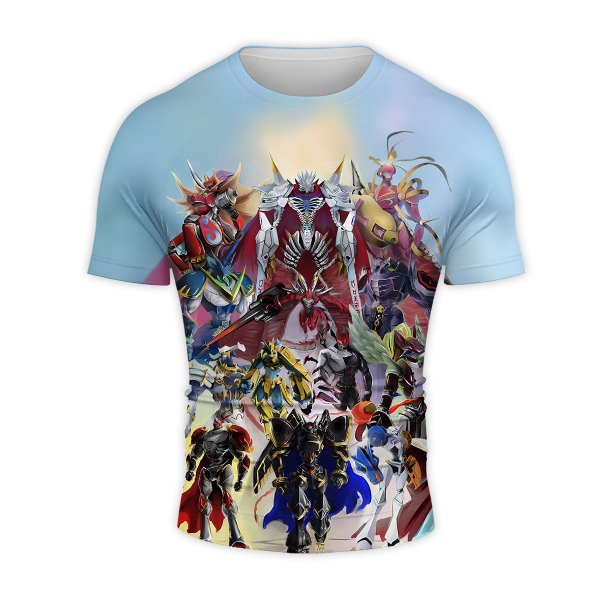 Digimon Adventure Ultimate Digimon Standing Colorful Vibrant Anime Apparel