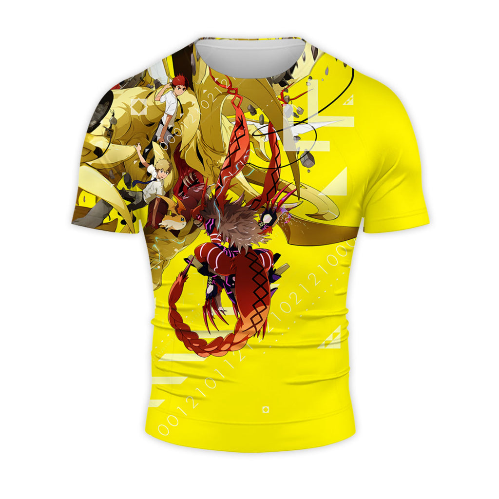 Digimon Adventure Ultimate Yellow In Intense Battle Anime Apparel