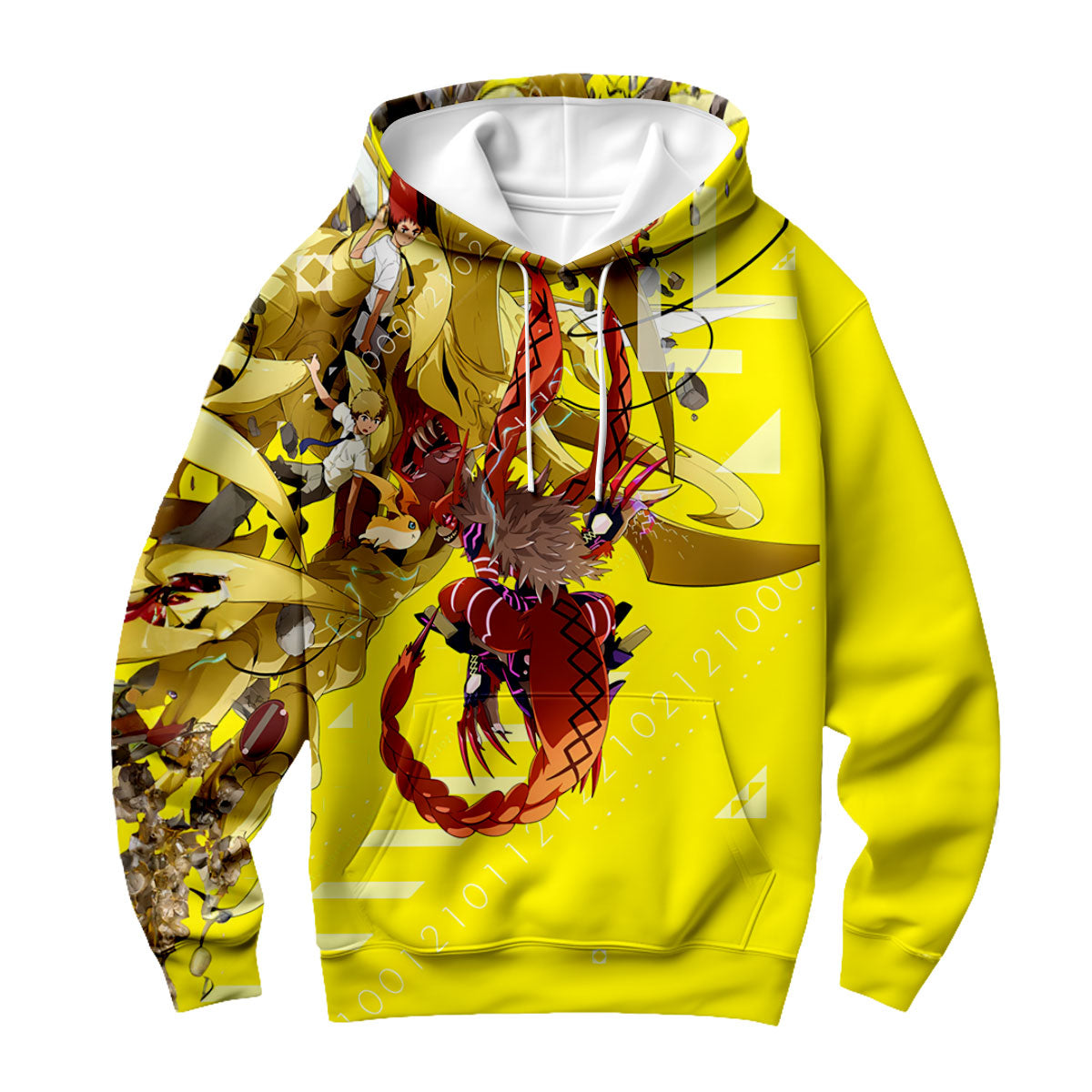 Digimon Adventure Ultimate Yellow In Intense Battle Anime Apparel