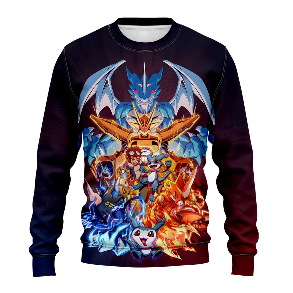 Digimon Adventure V-Mon Dynamic Group Of Digimon Anime Apparel