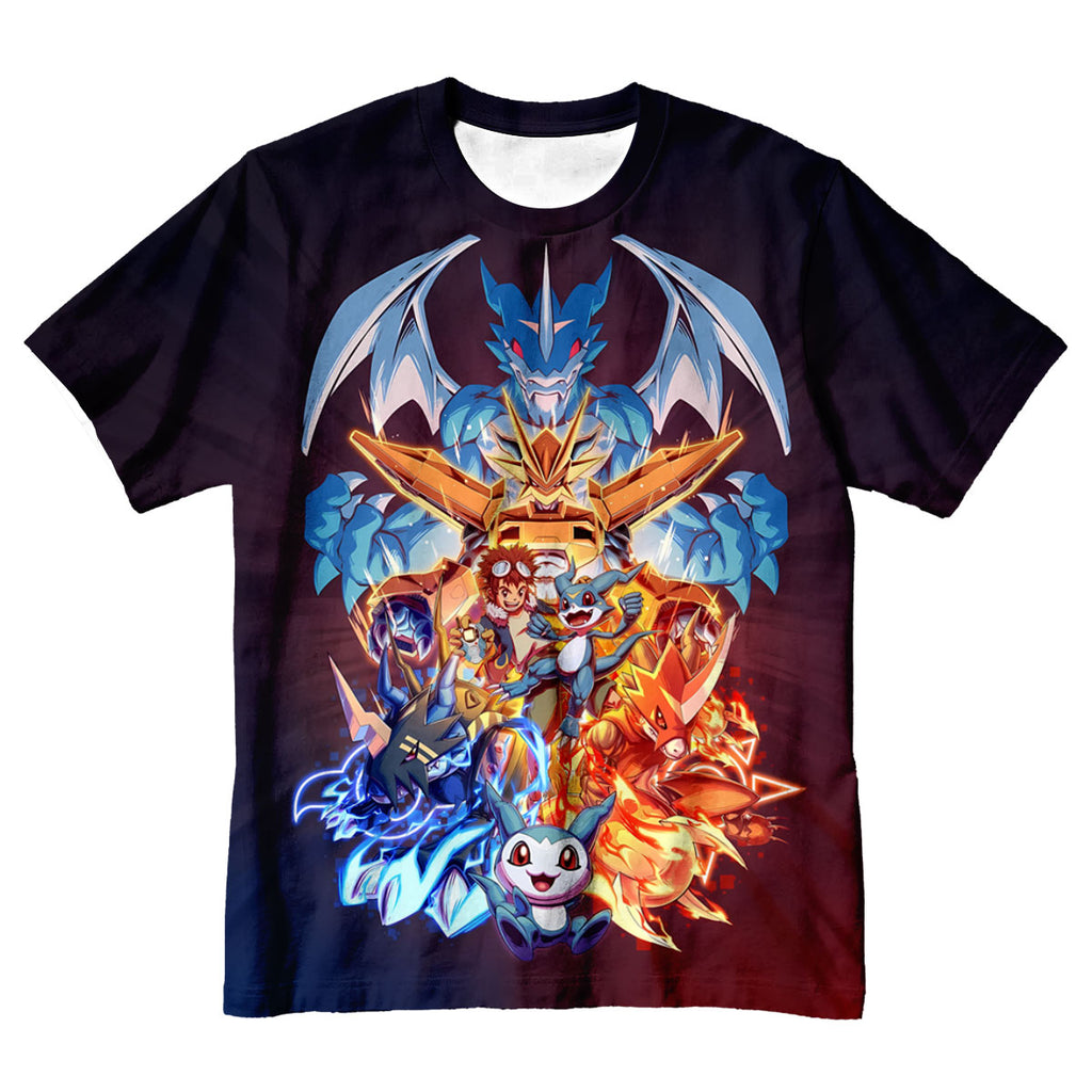 Digimon Adventure V-Mon Dynamic Group Of Digimon Anime Apparel