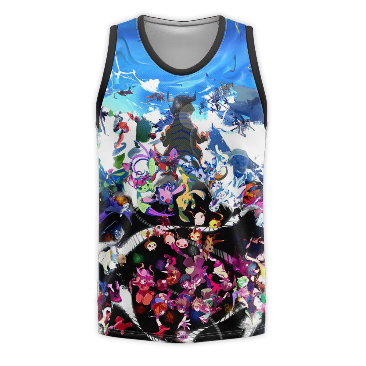 Digimon Adventure Various Digimon Colorful And Vibrant Anime Apparel