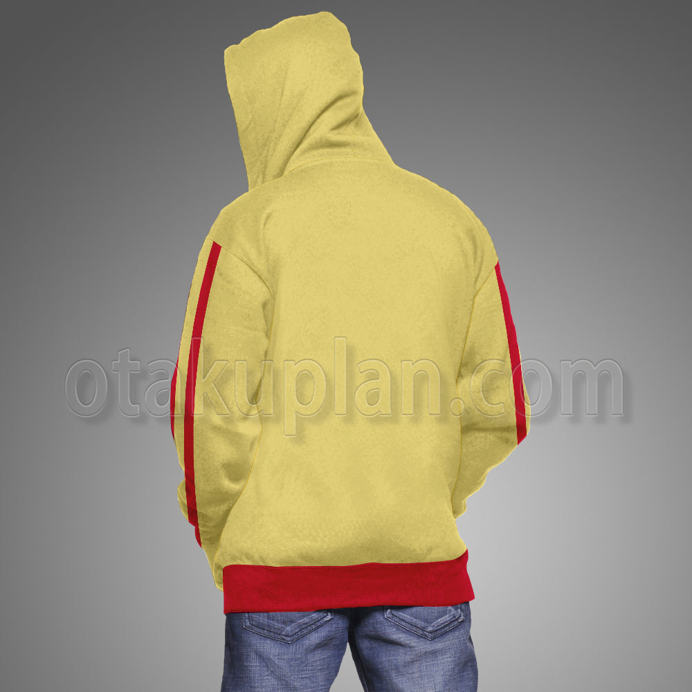 Dodgeball A True Underdog Story Yellow Sports Clothes Cosplay Hoodie