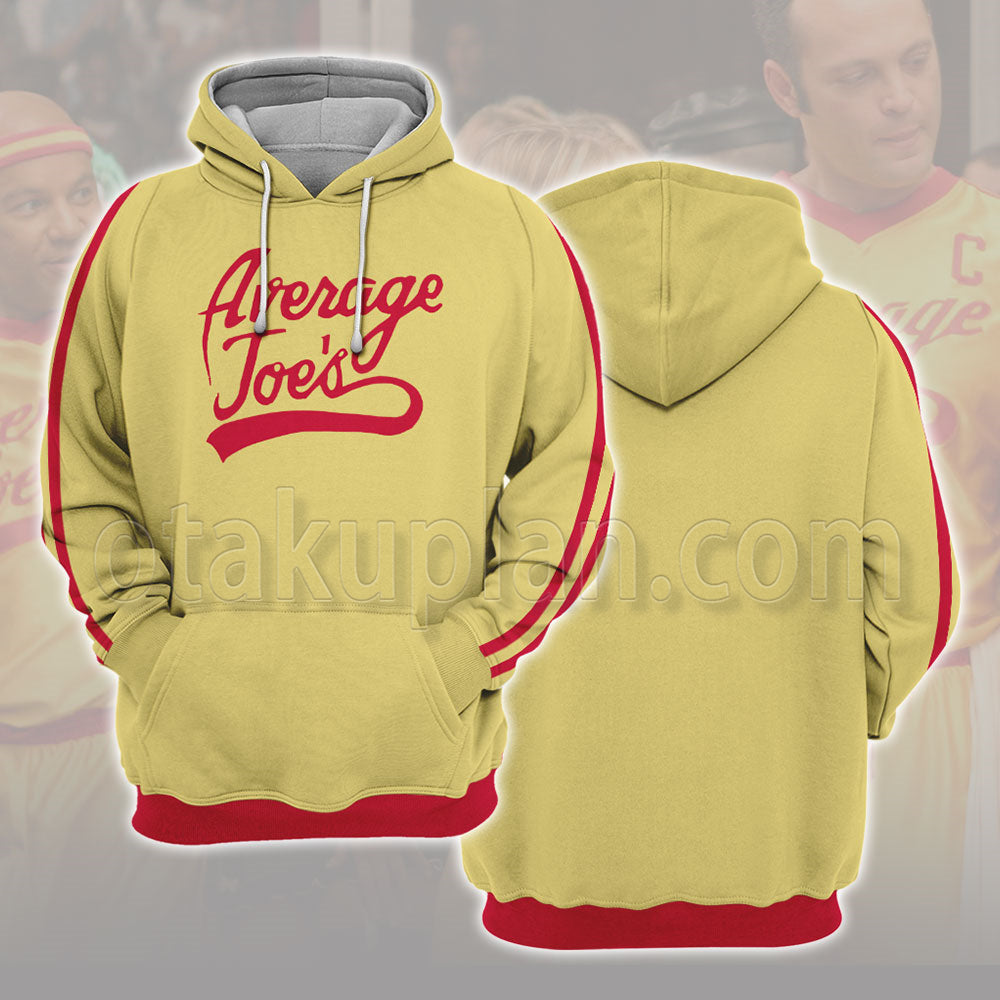 Dodgeball A True Underdog Story Yellow Sports Clothes Cosplay Hoodie