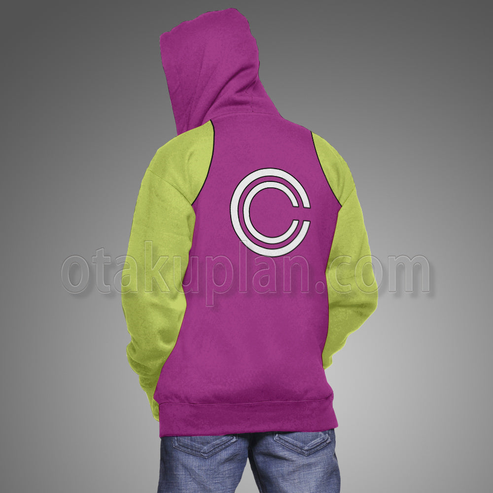Dragon Ball Bulma Purple Cosplay Hoodie