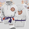 Dragon Ball Master Mutaito White Cosplay Hoodie