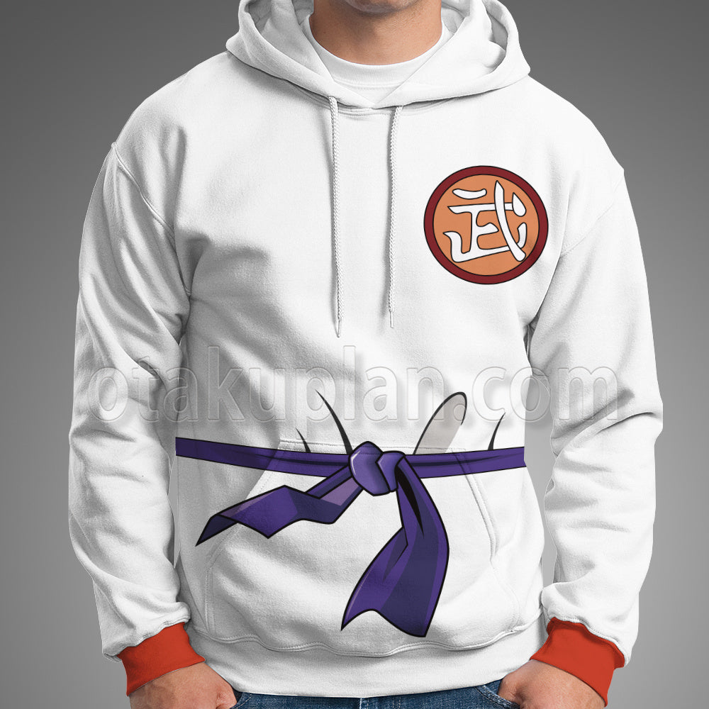 Dragon Ball Master Mutaito White Cosplay Hoodie
