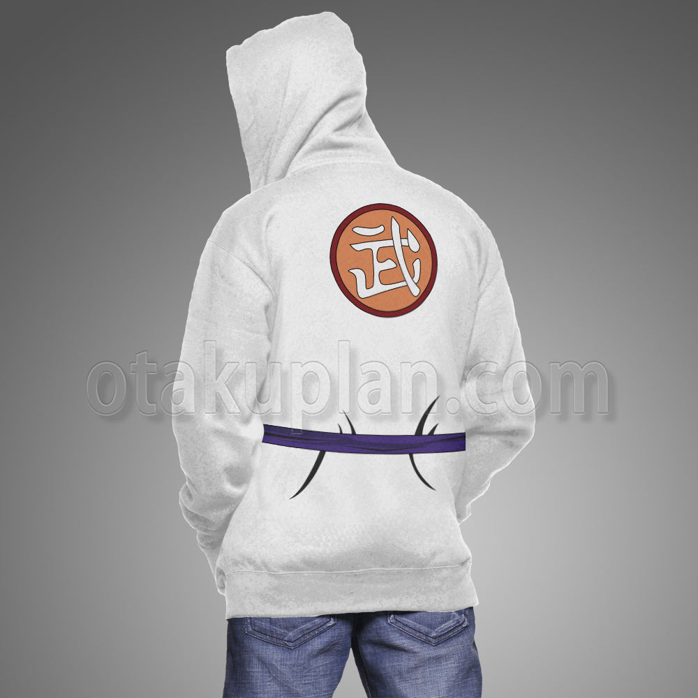 Dragon Ball Master Mutaito White Cosplay Hoodie