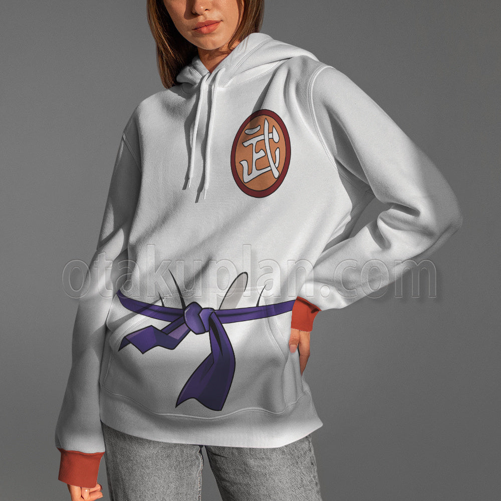 Dragon Ball Master Mutaito White Cosplay Hoodie