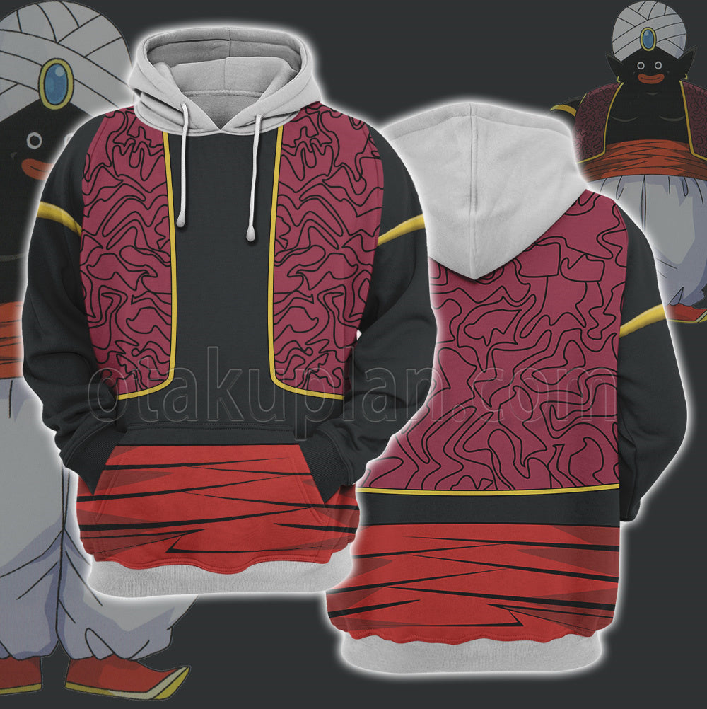 Dragon Ball Mr Popo Black Cosplay Hoodie