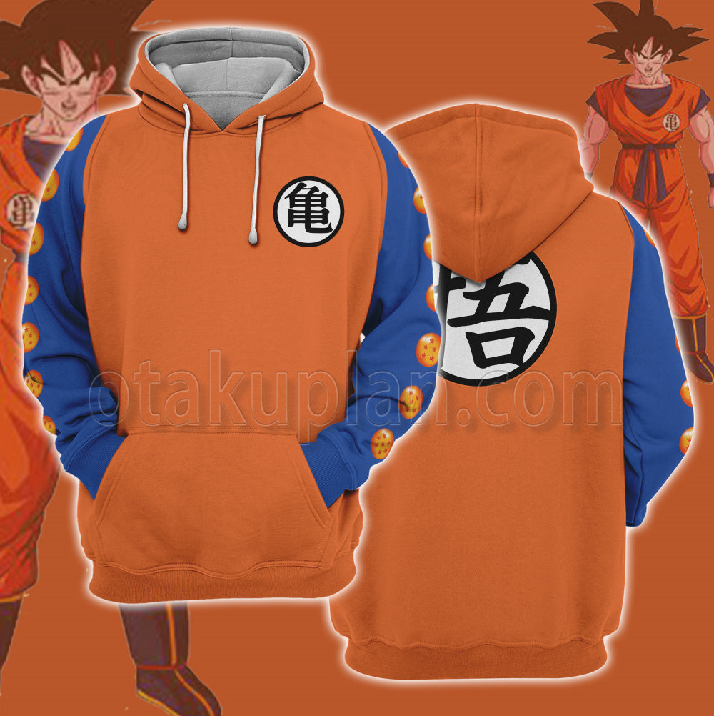 Dragon Ball Son Gokuu Orange Cosplay Hoodie