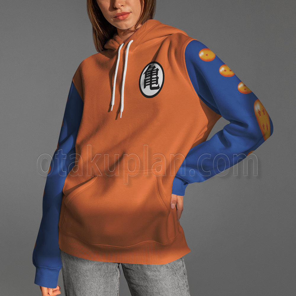 Dragon Ball Son Gokuu Orange Cosplay Hoodie