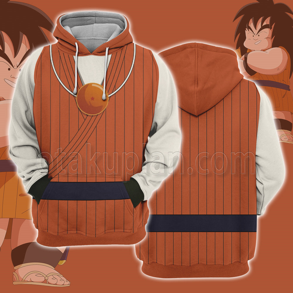 Dragon Ball Yajirobe Orange Cosplay Hoodie