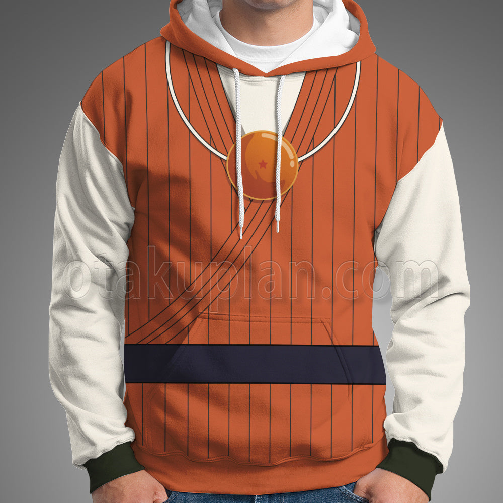 Dragon Ball Yajirobe Orange Cosplay Hoodie