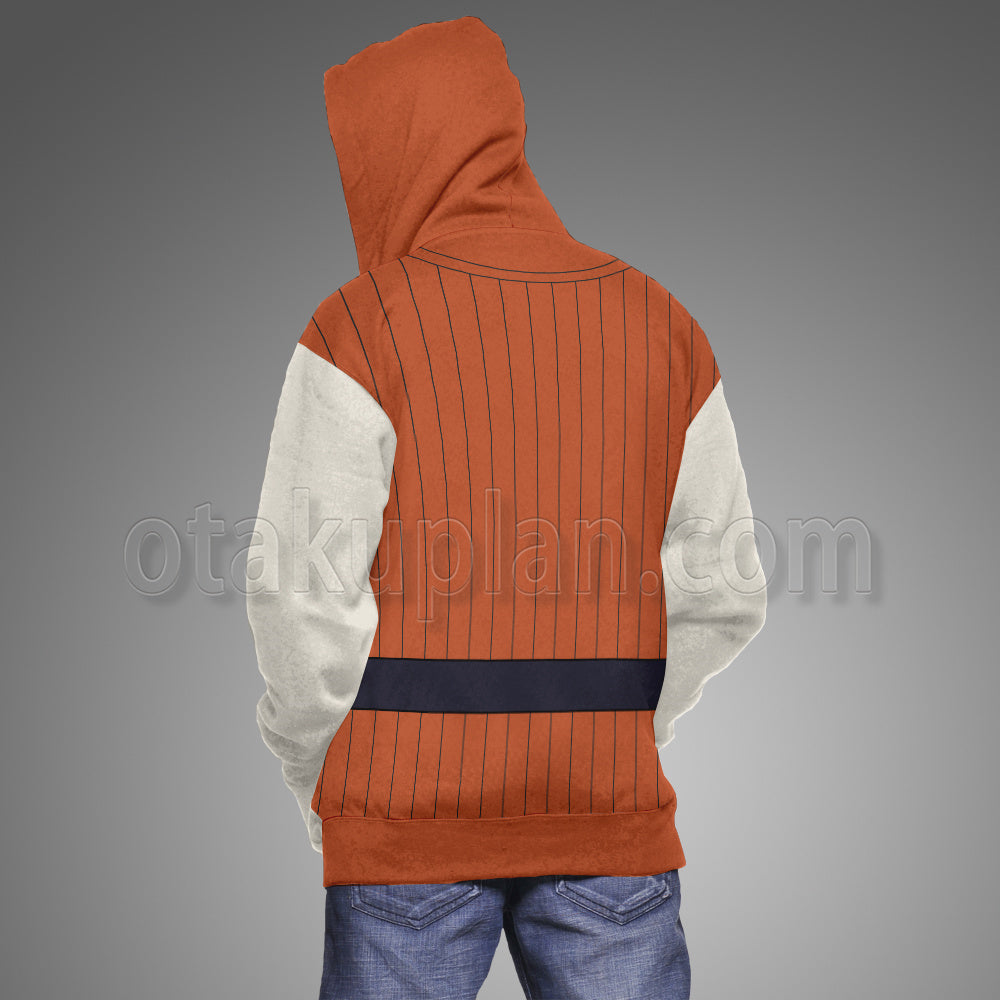 Dragon Ball Yajirobe Orange Cosplay Hoodie