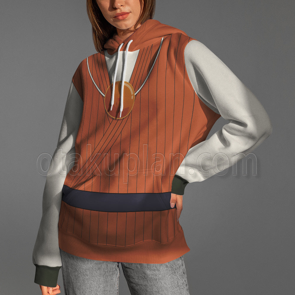 Dragon Ball Yajirobe Orange Cosplay Hoodie