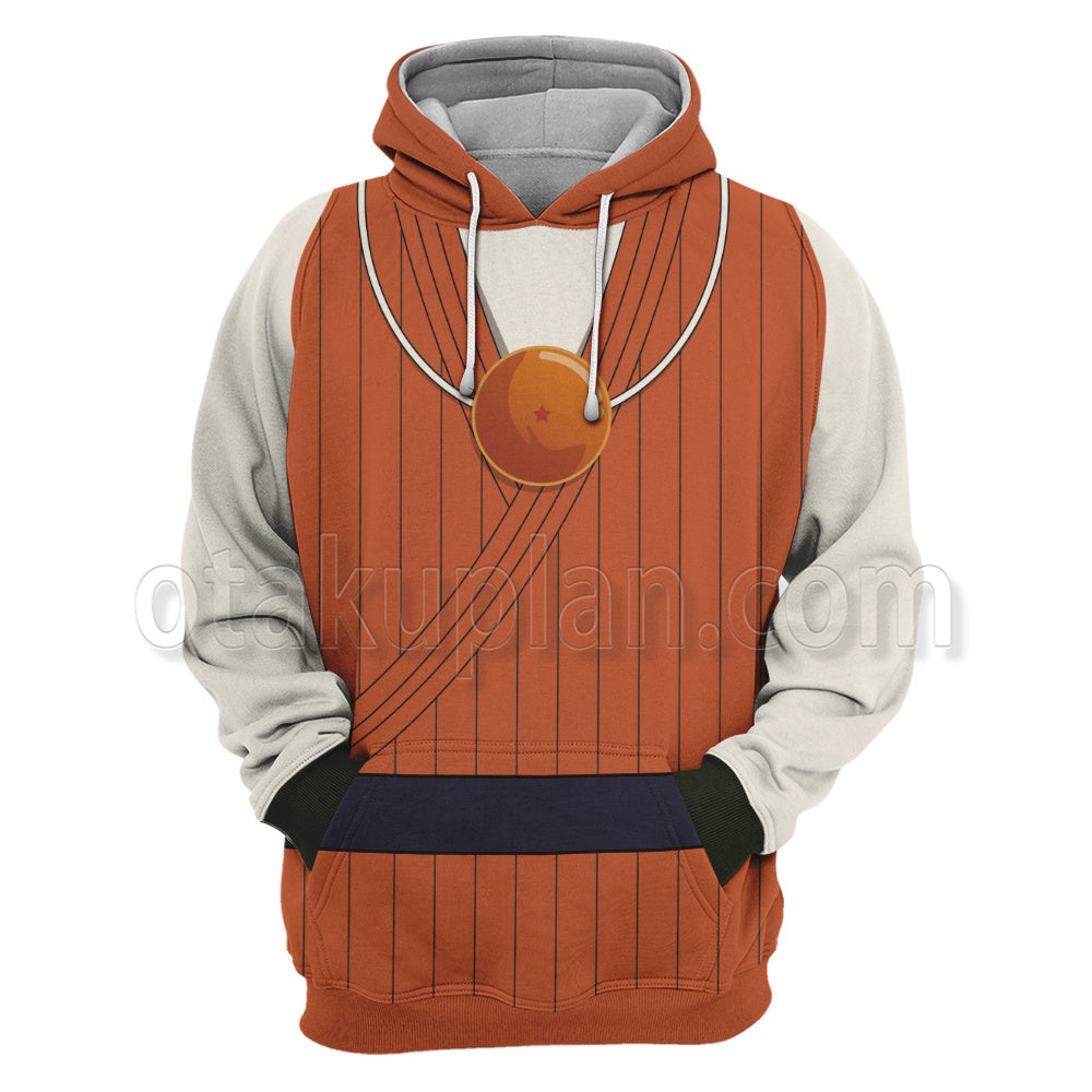 Dragon Ball Yajirobe Orange Cosplay Hoodie