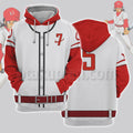 Dragon Ball Yamcha Baseball Uniform Cosplay Hoodie