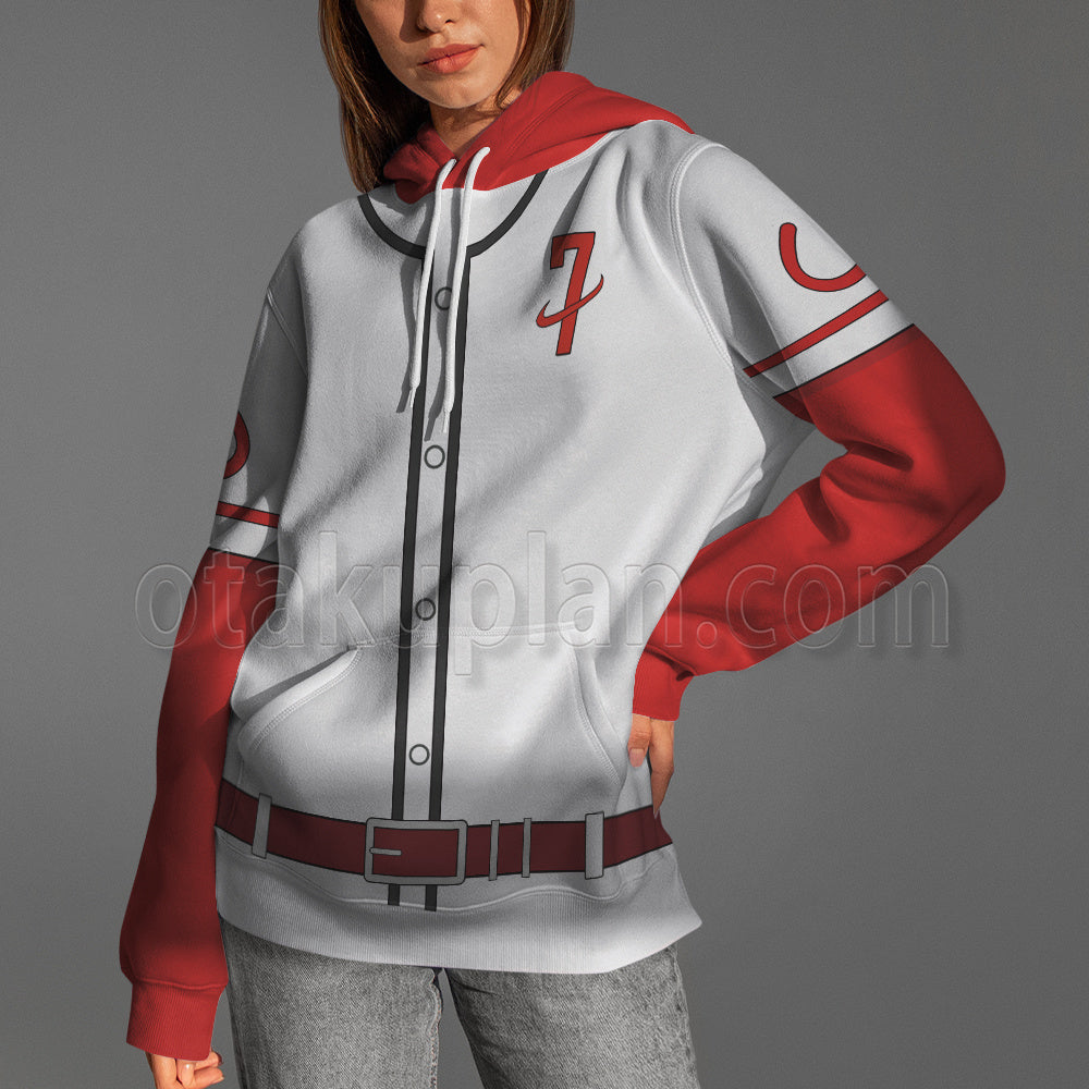 Dragon Ball Yamcha Baseball Uniform Cosplay Hoodie