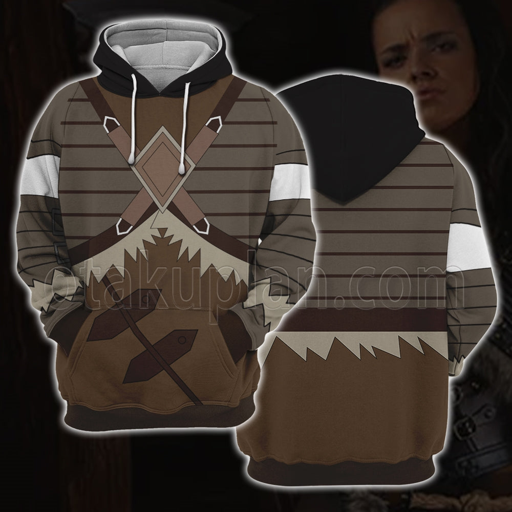 Dungeons and Dragons Honor Among Thieves Holga Kilgore Cosplay Hoodie