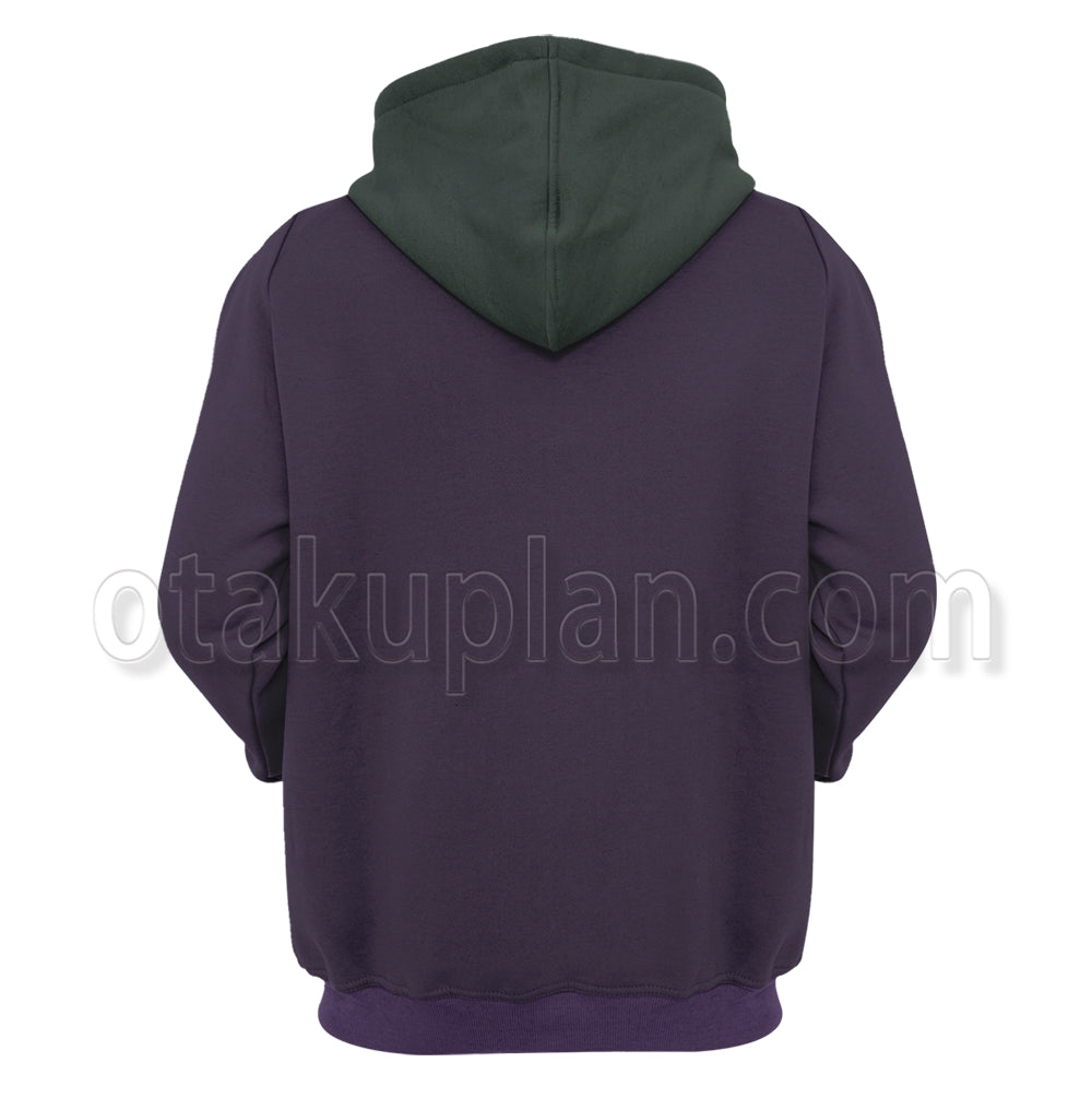 Fate Grand Order Caster Purple Cosplay Hoodie