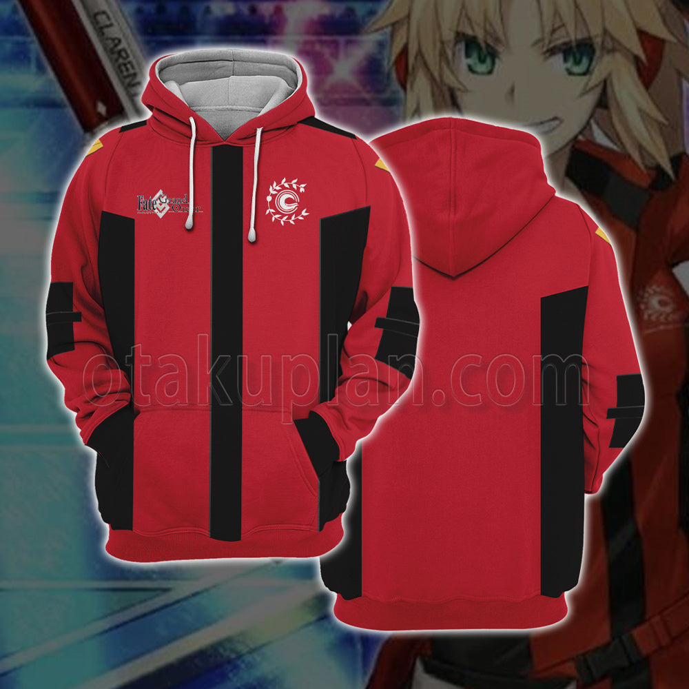 Fate Grand Order Mordred Racing Suit Cosplay Hoodie