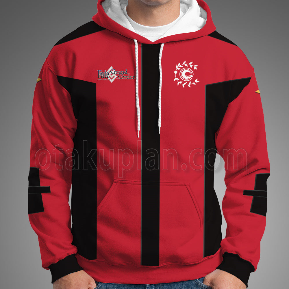 Fate Grand Order Mordred Racing Suit Cosplay Hoodie