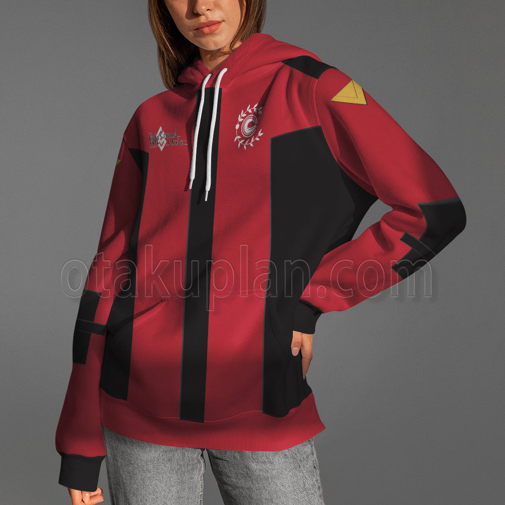 Fate Grand Order Mordred Racing Suit Cosplay Hoodie