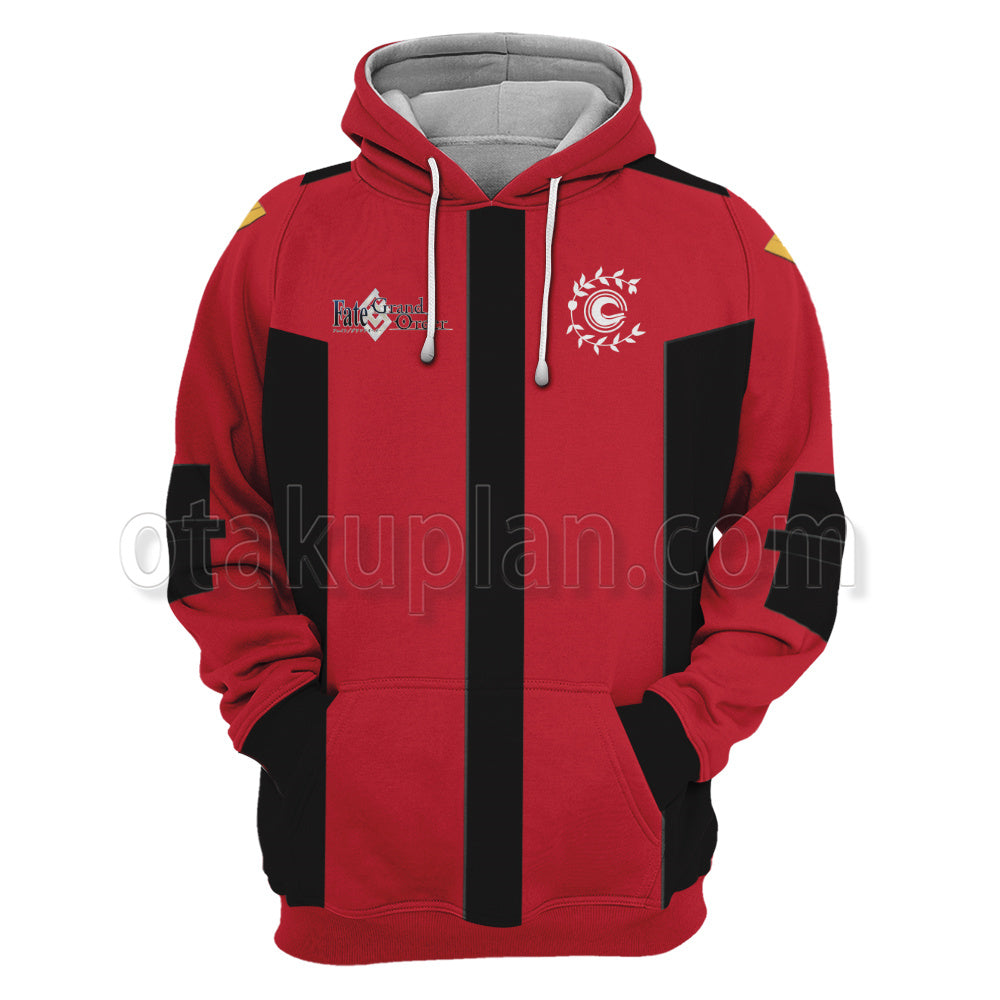Fate Grand Order Mordred Racing Suit Cosplay Hoodie
