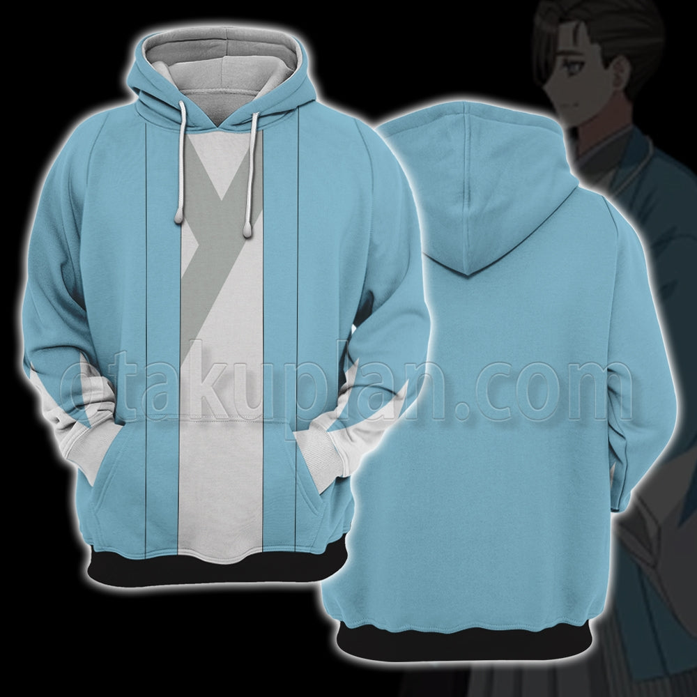 Fate Grand Order Yamanami Keisuke Blue Cosplay Hoodie