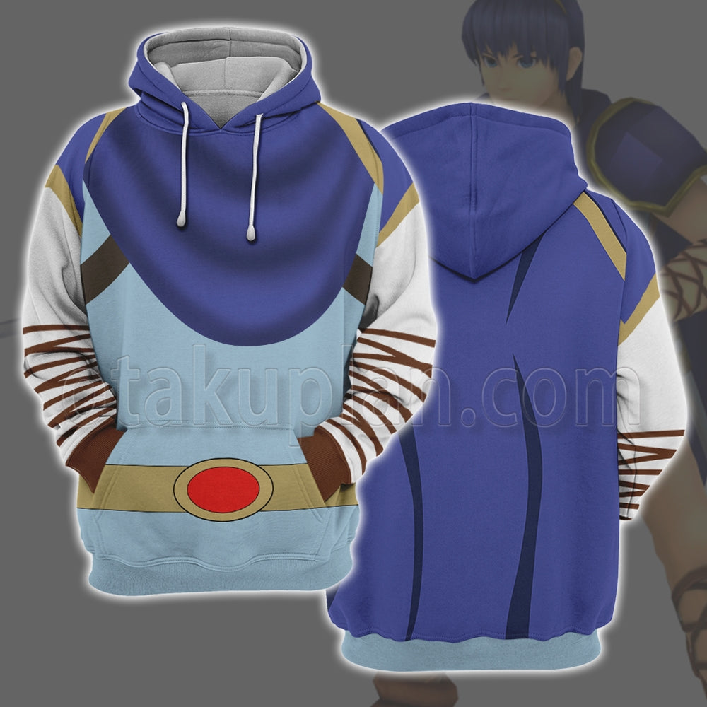 Fire Conquers Demons Marth The Super Smash Bros Cosplay Hoodie
